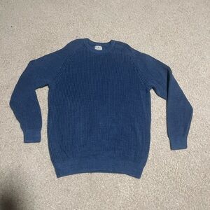 L.L. Bean Men's Classic Navy Crewneck Sweater